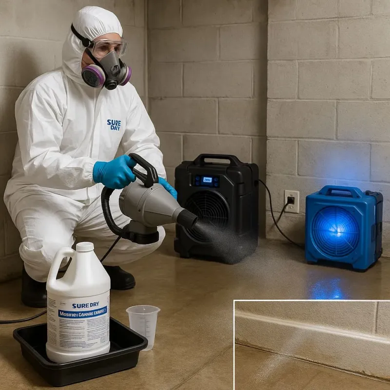 Sanitization and Odor Removal process in Leverett, MA